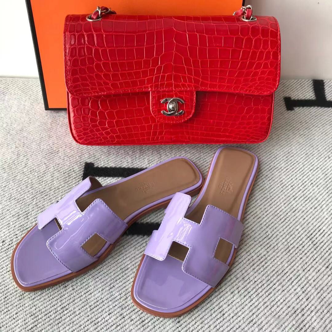 에르메스 올수공 오란 슬리퍼 샌들 페이던트 17